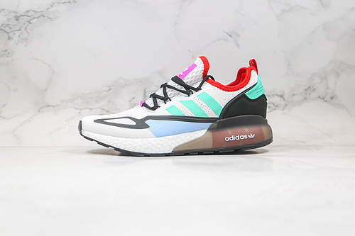 ZX 2K Boost WhiteBlack-Red-Green FV2958 SIZE_ 36-40-7150eaca